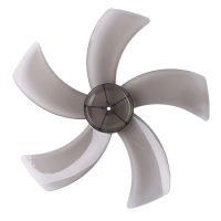 1x 12'' Fan Blade Five-Leaves With Nut Cover For Pedestal Fan For 12"/280mm Stand Fan Desk Fan Replacement Blades