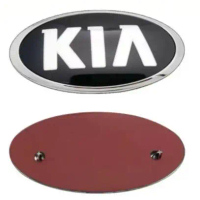 Suitable for Kia K2K3K4K5KX3 hood emblem, front bumper emblem, KIA 114mm*57mm grille logo