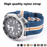 For DW Tissot Rolex Casio sports needle buckle nylon for Huawei GT watch strap for men and women 20 / 22 / 24mm NATO nylon strap