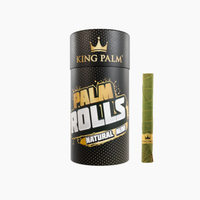 King PalmSize Cones - (20 Rolls Total) - Natural Pre Roll Palm Leafs - Pre Rolled Cones - All Natura