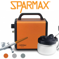【sparmax 漢弓】ARISM Mini Kit 噴筆套組(HB040 空壓機 0.4mm 模型噴筆 模型噴漆)