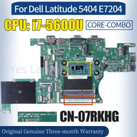 CORE-COMBO For Dell Latitude 5404 E7204 Laptop Mainboard CN-07RKHG SR1EE I5-4310U 100％ Tested Notebook Motherboard