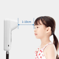 Wall Mounted Automatic Digital Thermometer Scanner Forehead Contactless