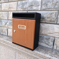 高檔家用新款木門信箱 意見箱 員工投訴箱 總經理郵箱 室內外帶鎖 郵箱