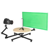 Professional Photography Panoramic Round Turntable 360° Surrounding Rotation Video Shooting Platform Studio Photo Booth