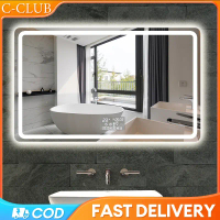 CL | Bathroom Mirror Rectangular Mirror 3D Mirror With Lights Home Decor Cosmetic Mirror Decorativ