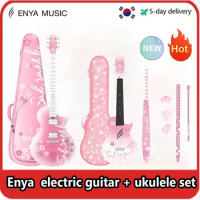 ENYA Nova Go Sonic Carbon Fiber Smart Electric Guitar and ukulele 23inch With Bag