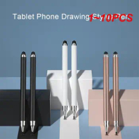 1~10PCS Universal 2 In 1 Stylus Pen For iOS Android Touch Pen Drawing Capacitive Pencil For iPad Tablet Smart