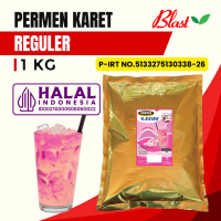 Bubuk PERMEN KARET 1 KG - Bubble Gum Pink / Es Permen Karet - Mix Creamer + Gula
