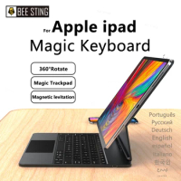 Magic Keyboard For ipad Pro 11 12.9 2021 2020 2018 Air 4 5 10.9 2022 Case Keyboard 360° Rotatable Fold Backlight Magnetic Cover
