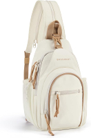 BAGSMART Crossbody Sling Bag for Men Women Small Sling Backpack Shoulder Bag Anti-Theft Chest Daypac