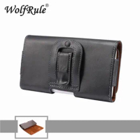 Fit For 5.2-5.7 inch Phone Model For Xiaomi Redmi Note 4 Belt Clip Holster Genuine Leather Bag Case For Xiaomi Redmi Note 4
