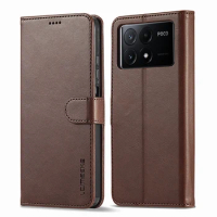 Leather Case For Xiaomi POCO X6 Pro Cover Luxury Wallet Card Slots Book Shell Dimensity 8300-Ultra 6.67inch Poco X6 Pro Case
