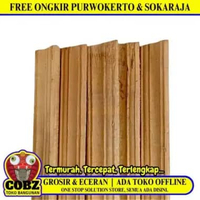 4 CM x 4 CM x 3 CM / NM List Kayu Profil Cermin Pigura Pintu Batang