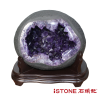 石頭記 天然紫水晶洞 F (13公斤聚寶盆)