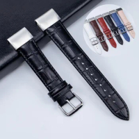 22 26MM Quick Release Leather Strap for Garmin Fenix 7x 7 6 Pro 6x Smart watch Band bracelet For Fenix 5 5x plus 3 3HR Correa