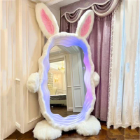 Wall Room Smart Mirror Aesthetic Bedroom Big Standing Stickers Mirrors Lights Full Body Customize Living Room Decoration