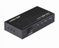 绿联 UG40201 40201 1 至 2 HDMI 分配器 黑色