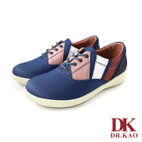 【DK 高博士】幾何拼接撞色空氣女鞋 87-2127-70 藍色