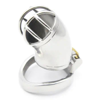 Real Stainless steel Cock Cage Male Chastity Device chastity Belt Penis cage 272 Drop shipping