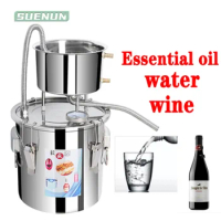 10L Water Distiller Wine Steamer Brewing Equipment Roasting Machine Filter Brandy Essential Oil Kit