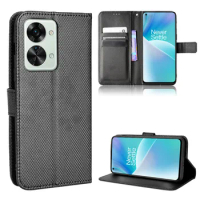 For OnePlus Nord 2T 5G Luxury Flip Diamond Pattern Skin PU Leather Wallet Stand Case For OnePlus Nord 2T 2 T Nord2T Phone Bag