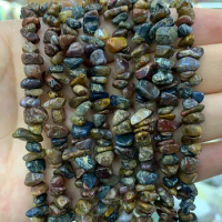 YWROLE 100% Natural 2pcs 15inch Pietersite Irregular Stone Beads For Jewelry Making DIY Bracelet Necklace 5-8MM