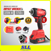 PRODIY 320NM Cordless Impact Wrench Brushless 1/2 Inch 1750RPM 21V High Power Impact socket Heavy Du