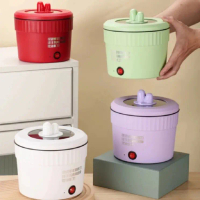 🎉Ưu đãi thêm 20%🎉Nồi Lẩu Điện Mini Đa Năng - Ca Nấu Mì Ăn Liền, Cốc Ăn Lẩu Cô Đơn Dung Tích 1,5L nồi