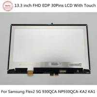 13.3 inch FHD 1920*1080 For Samsung Galaxy Book Flex2 5G 930QCA NP930QCA NP930QCA-KA2 KA1 LCD Display Touch Screen Assembly