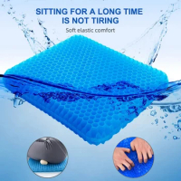 Summer office seat cushion breathable honeycomb seat cushion double-layer square indoor seat cushion ice cushion car seat cushio