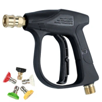 Car Wash Water Gun M22 Quick Plug Live Connection High Pressure Cleaning Water Gun Set