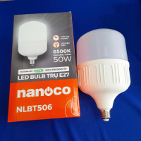[Nanoco] Bóng đèn LED tiết kiệm điện công suất 50W (5000 lumen) đui đèn E27 - Model NLBT506