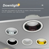 Recessed Anti-glare LED SMD Downlight 5W 7W 9W 85-265V Ceiling Lamp Spot Light Home Living Room Bedroom Lighting