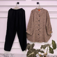 Ramadan: setelan lizam motif best seler jumbo bahan rayon premiyum