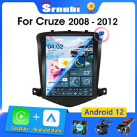 Srnubi 9.7" Android 12 Carplay Car Radio for Chevrolet Cruze J300 2008 - 2012 Multimedia Player 2 din GPS Stereo DVD Head Unit