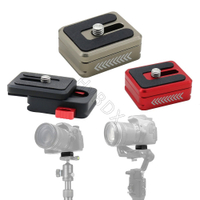 Universal DSLR กล้อง Gimbal Arca Swiss Quick Release Plate Clamp Quick Switch Kit 14 ”ขาตั้งกล้อง Slider Mount สำหรับ  Canon Nikon888