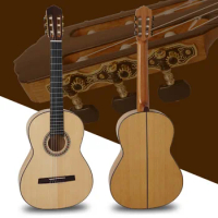 China Aier Grand Master Grade Vintage Classic Guitar All Solid Vintage Nylon String Double Top Spanish Guitar