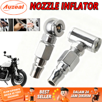 Auzeal Nozzle Inflator Auto Car Tire Tyre Air Pump Dual-head Chuck Aksesori Terbaik untuk Mobil dan