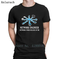 Network Engineer Network Engineer Networks Work T Shirt Cute Summer Cotton O-Neck Fashion Vintage Create Normal Shirt