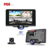 360 Dual Parking monitor GPS tracking playback 4 channel dash cam dvr user manual
