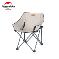 Naturehike挪客戶外折疊椅露營便攜釣魚椅子簡易馬扎凳靠背月亮椅