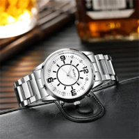 Eillysevens Business Men's Watches Top Brand Luxury 2022 Replica Watch Business Stainless Steel For Man Reloj Hombre