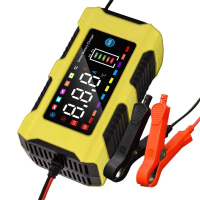 Fast Delivery ⚡ 12V 10A Battery Charger, big screen BS Charger Car Battery Charger 12V Lead Acid Por