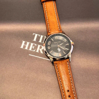 【Relax Time】萬國通路46周年 限定款 玫瑰金黑面皮帶 42mm(RT-108-E)