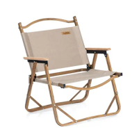 Naturehike outdoor furniture kermit chair MW02 Wood grain aluminum portable folding camping chair