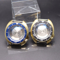 44mm Gold Case Mod SKX 6105 Men's Watches Sapphire Crystal Glass For Seiko NH34 NH35 NH36/38 SKX007 SKX013 Movement 28.5mm Dial