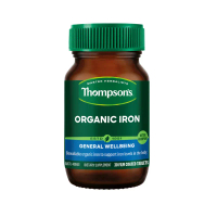 Thompson's 湯普森 有機鐵片（EXP 2028年） 30片（含維生素C+葉酸+B12）