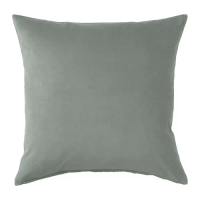 SANELA 靠枕套, 灰綠色, 50x50 公分