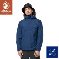 【Wildland 荒野】男 輕薄防水高透氣機能外套《深藍》W3916/連帽外套/風衣/衝鋒外套(悠遊山水)